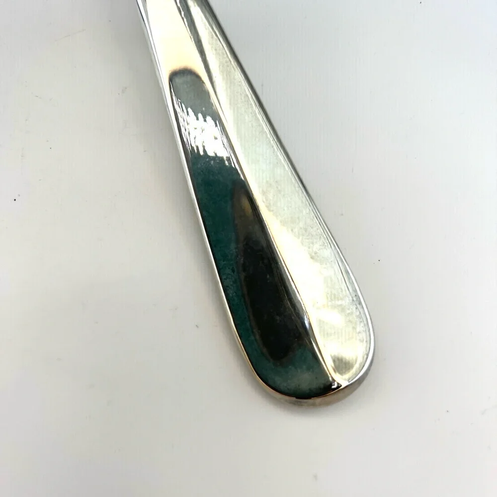 Silver Plated Soup Ladle Double Spout 13” Simple Style Punch Ladle Scoop